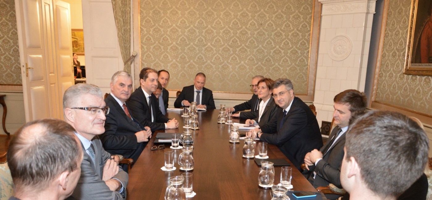 Predsjednik Vlade Andrej Plenković održao sastanak s Koordinacijskim odborom banaka kreditora Agrokora